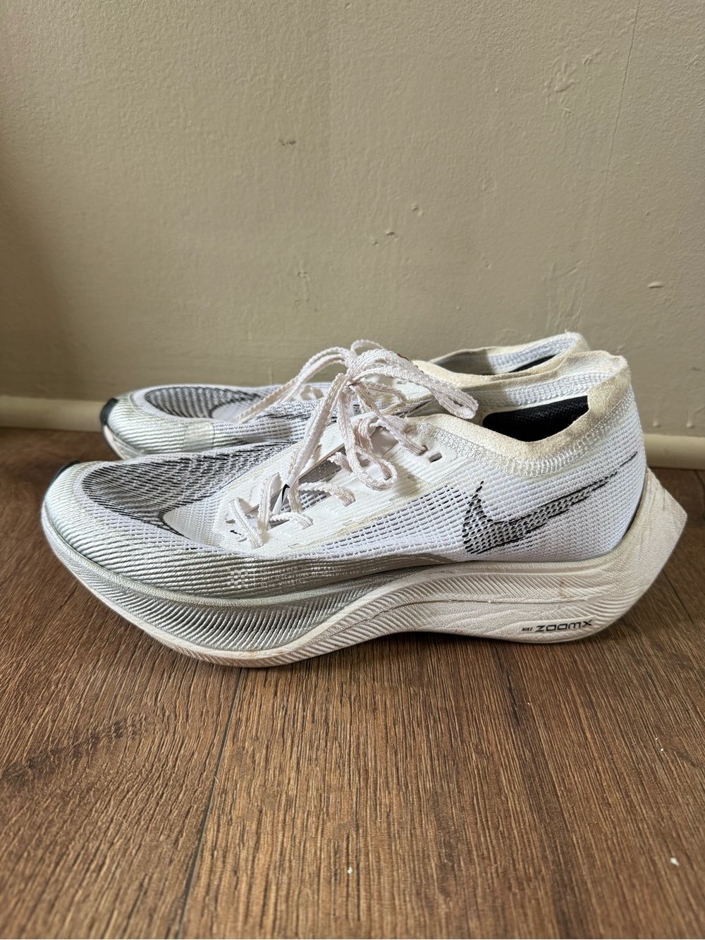 Nike ZoomX Vaporfly Next% 2 ‘White Metallic Silver’ Women’s Size 7.5